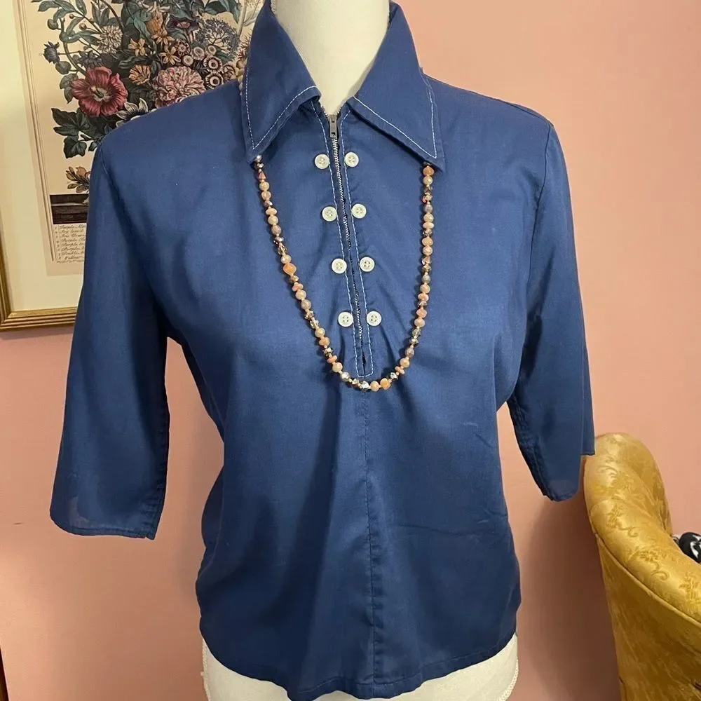 Vintage 1970s Permanent Press Brand Shirt